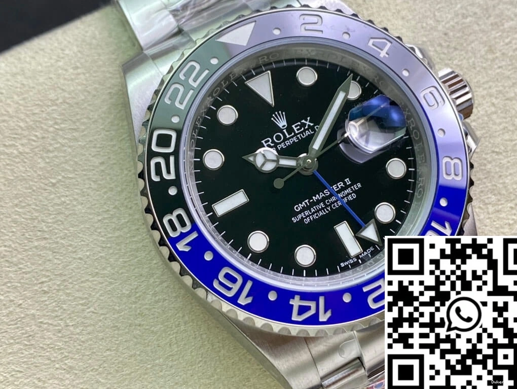 Factory Clean Rolex II GMT Dial Black 116710BLNR-78200 Master 0106